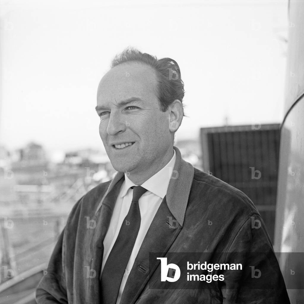 German TV director Ruprecht Essberger at Hamburg, Germany 1950s
