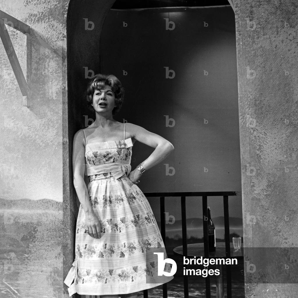 Singer at the NDR music TV show 