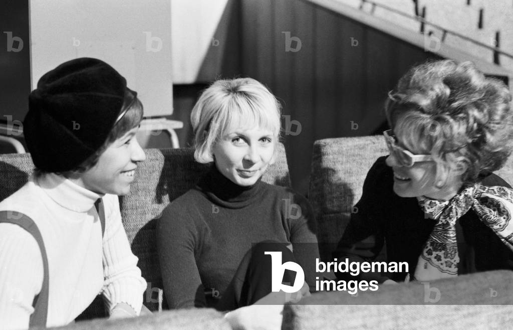 Nicole Adamo, wife of Belgian pop singer Salvatore Adamo, Germany 1969