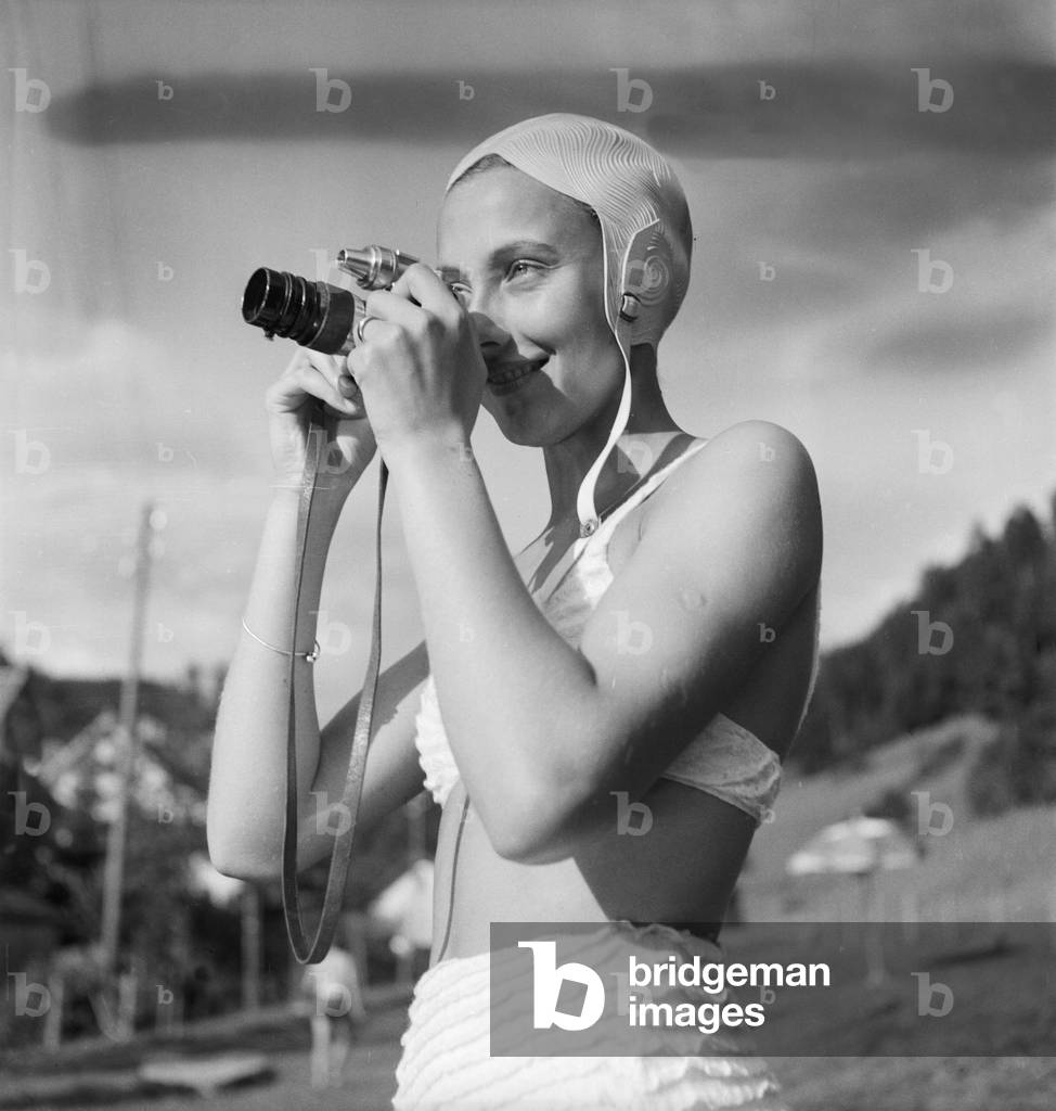 A trip to Bad Rippoldsau Schapbach, Germany 1930s (b/w photo)