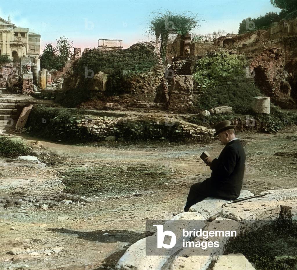 Remains of the Vestal temple in Rome