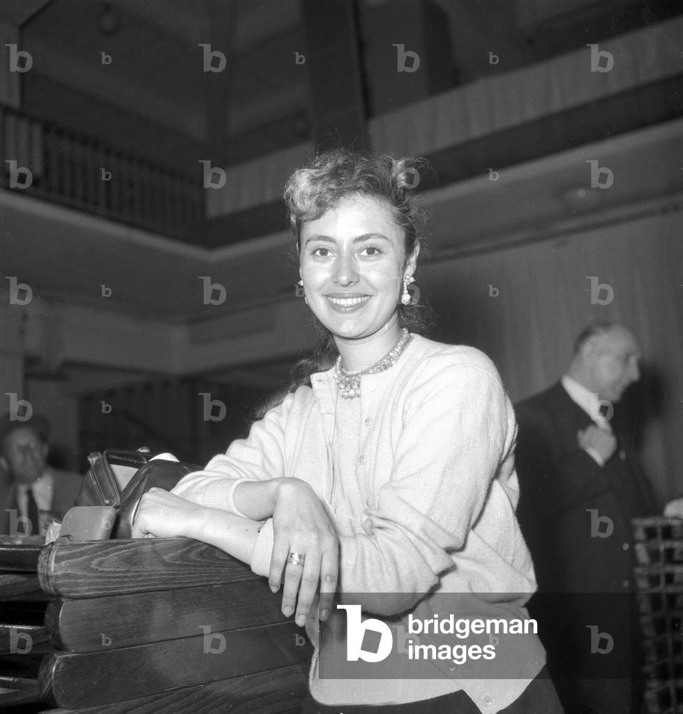 Italian singer, dancer, actress and entertainter Caterina Valente, Hamburg 1954