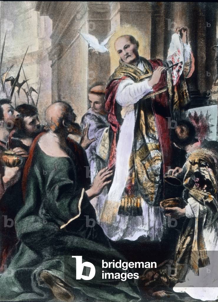 Scene from the life of a saint