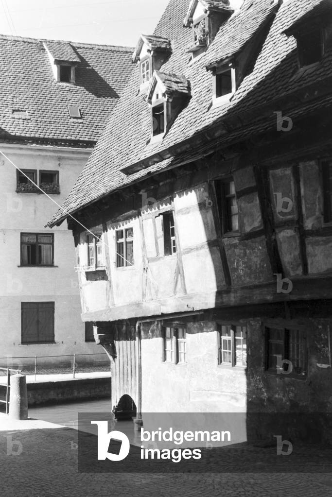 A trip to Ulm, Germany 1930s (b/w photo)