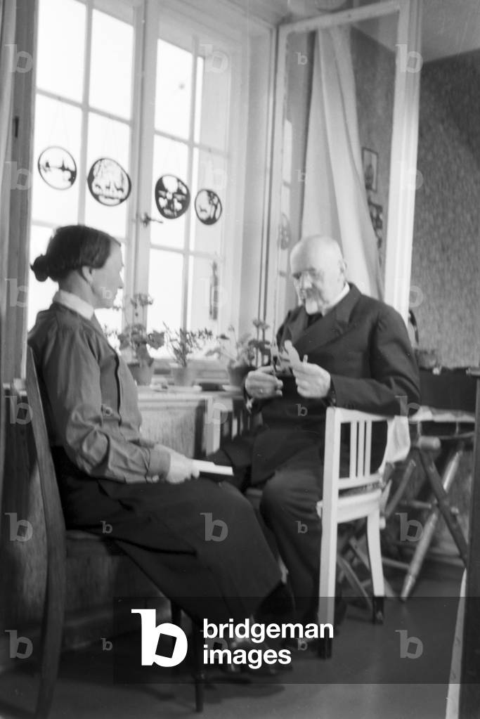 Artists retirement home in Obermeisenthal, Germany 1930s (b/w photo)