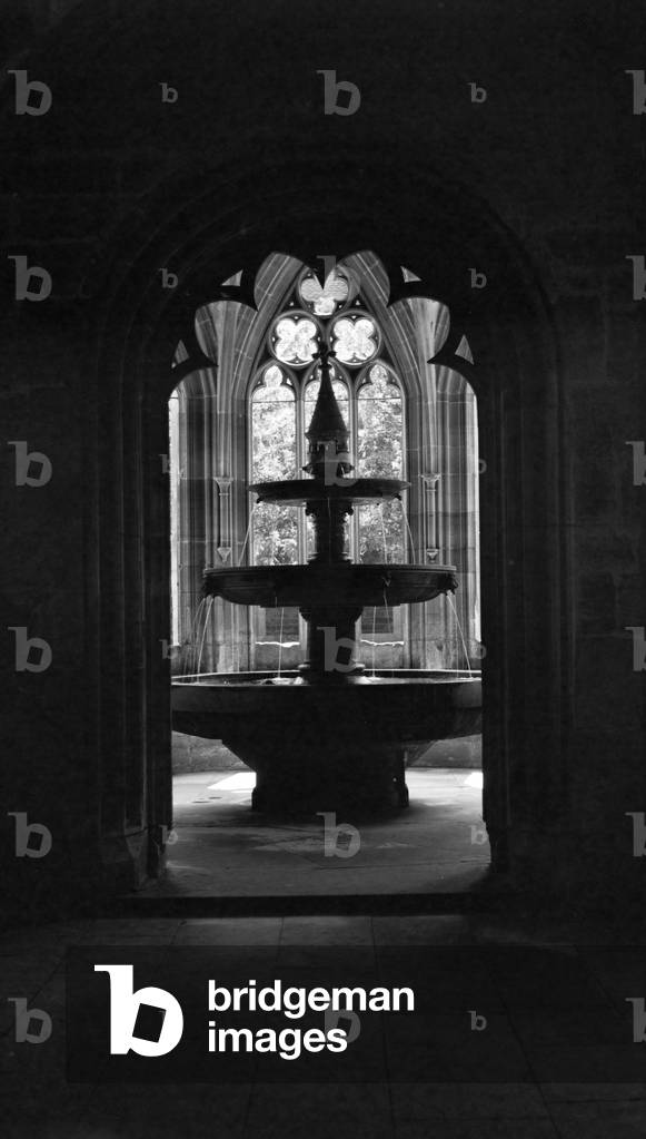 At spa resort Bad Nauheim, Germany 1930s (b/w photo)