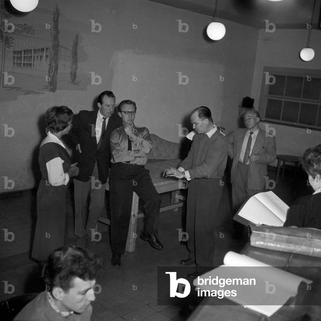 Rehearsal to Albert Lortzing's opera 