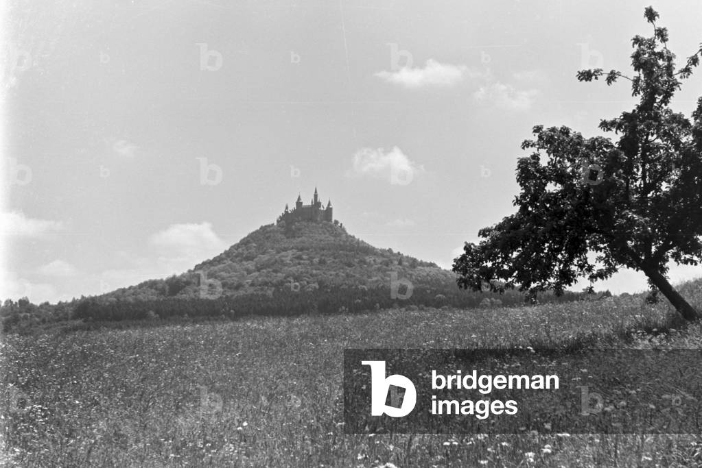 A trip to Hohenzollern-Hechingen, Germany 1930s (b/w photo)