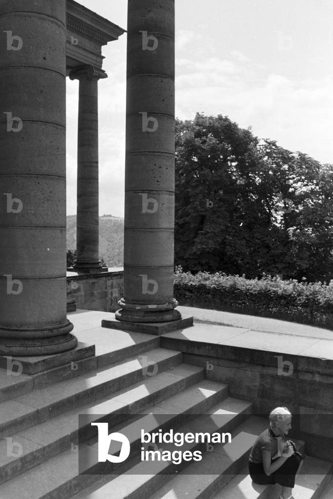 The Wurttemberg Mausoleum in Stuttgart, Germany 1930s (b/w photo)