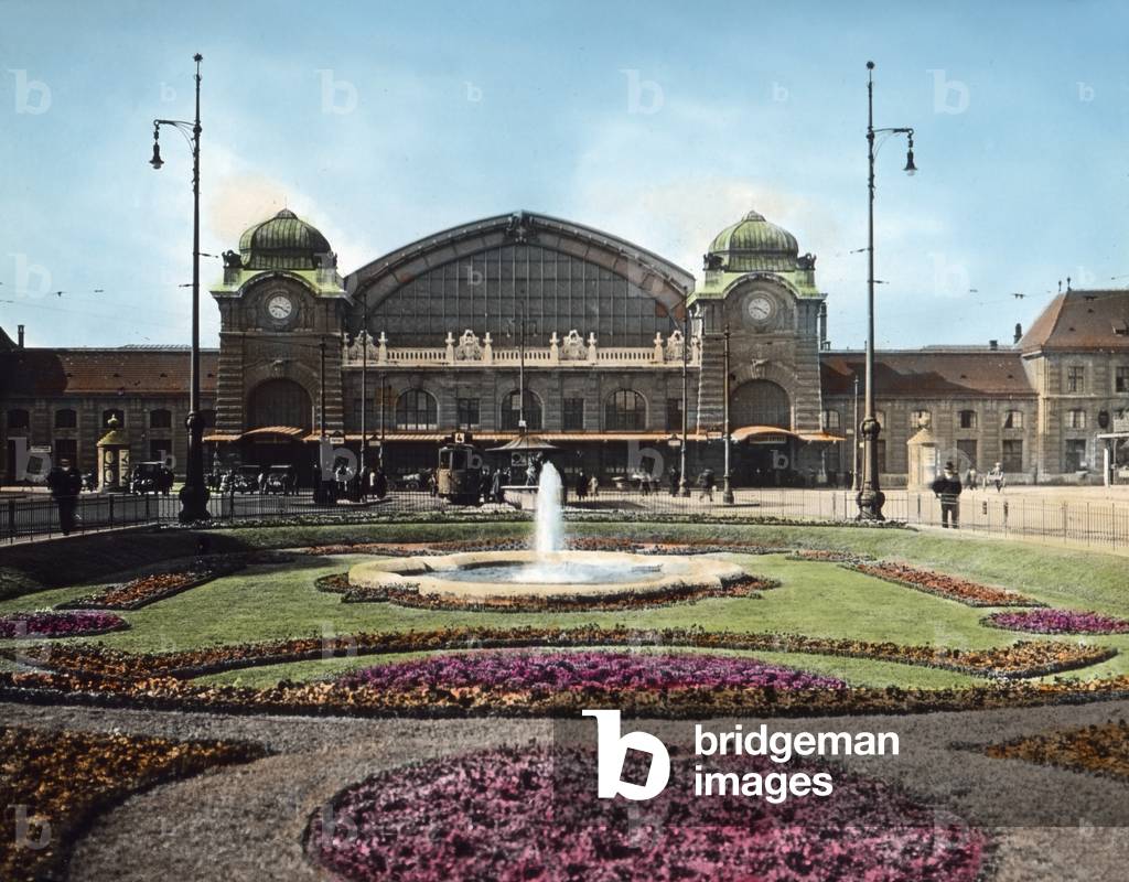 Basel main station, Switzerland 1930s