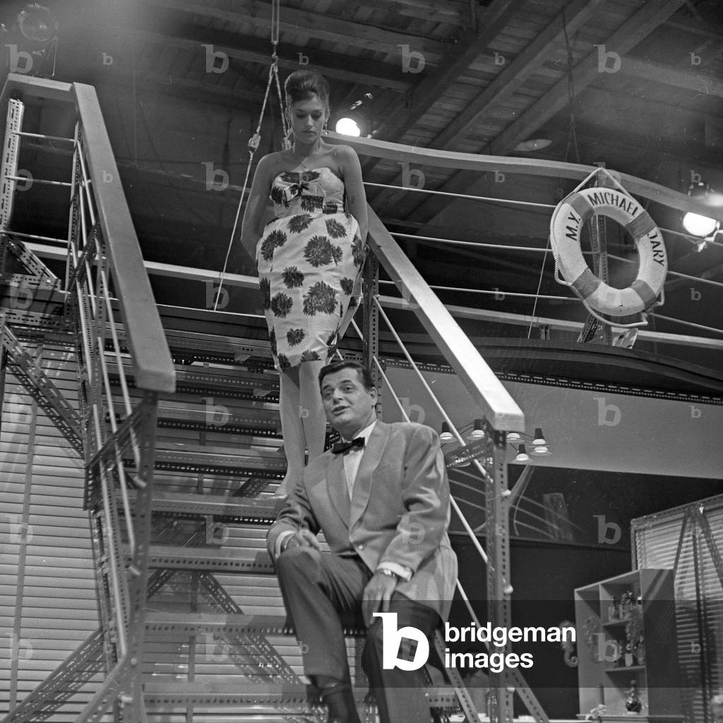 German singer Gerhard Wendland performing at the NDR TV music show 