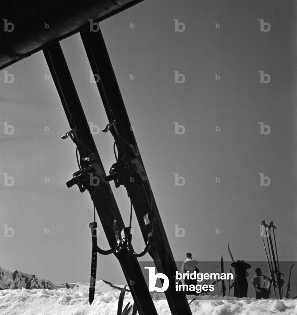 A trip to Mittelberg in Austria, Germany 1930s (b/w photo)