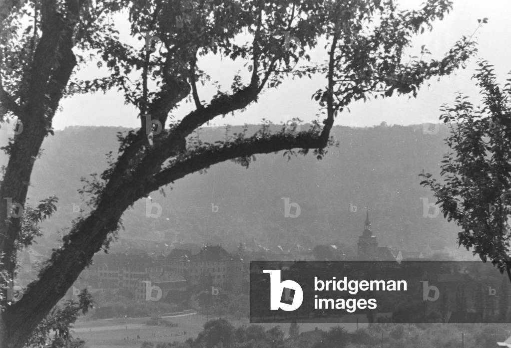 A roadtrip through Baden-Württemberg, Germany 1930s (b/w photo)