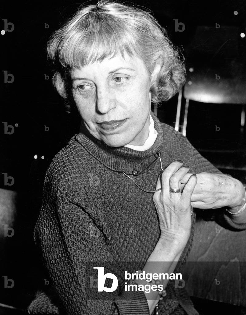 Austrian Americam actres Lotte Lenya, Germany 1960s