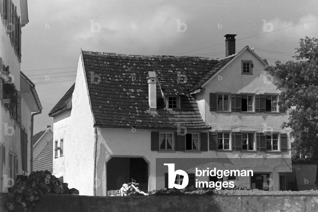 A trip to Winterlingen, Germany 1930s (b/w photo)