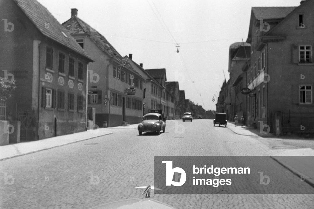A trip to Marbach, Germany 1930s (b/w photo)