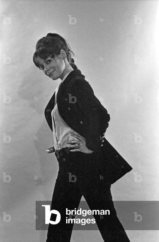 German actress Evelyn Gressmann, Germany 1960s
