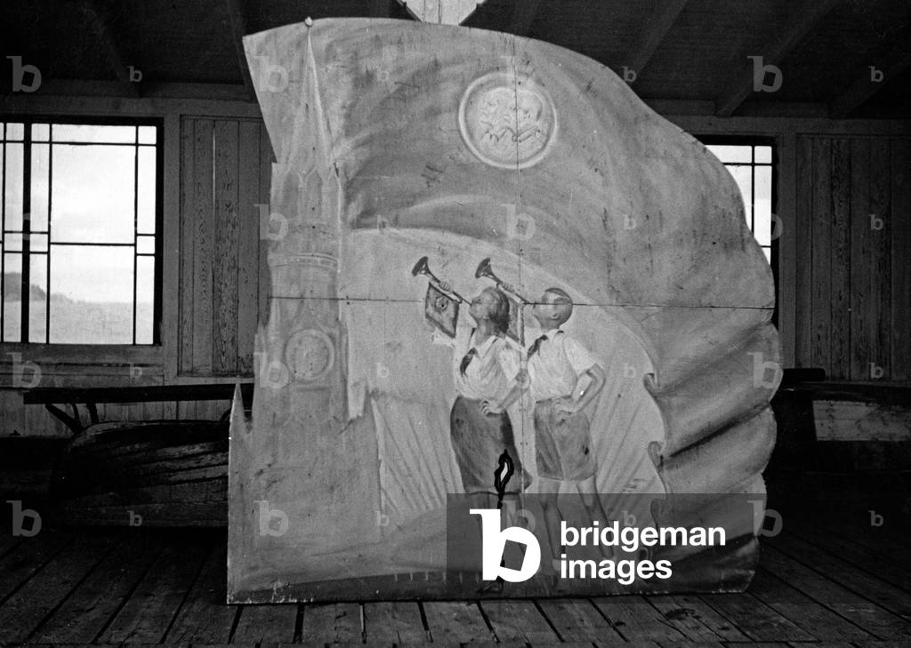 New art style at Baltic Sea spa Heringsdorf on Usedom island, GDR 1950s