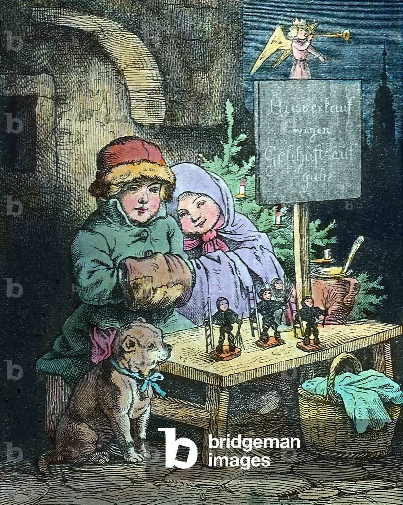 Illustration of painter and illustrator Ludwig Richter, Germany 19th century