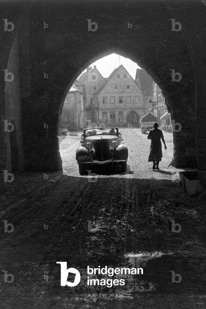 A trip to Pommersfeld and Iphofen, Germany 1930s (b/w photo)