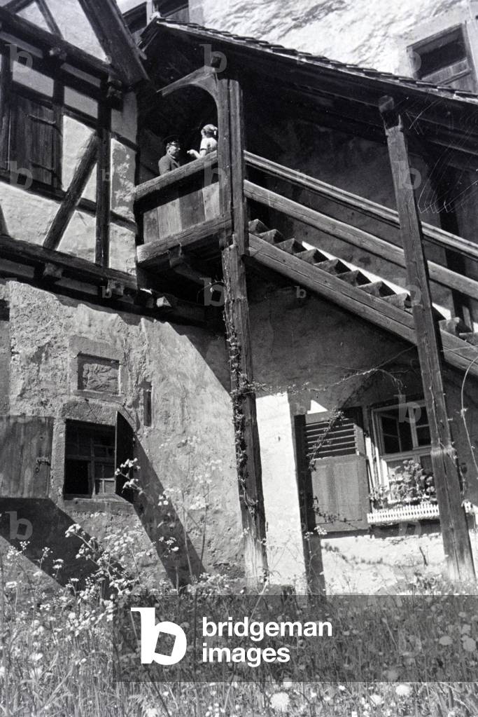 A trip to Hirsau, Black Forest, Germany 1930s (b/w photo)