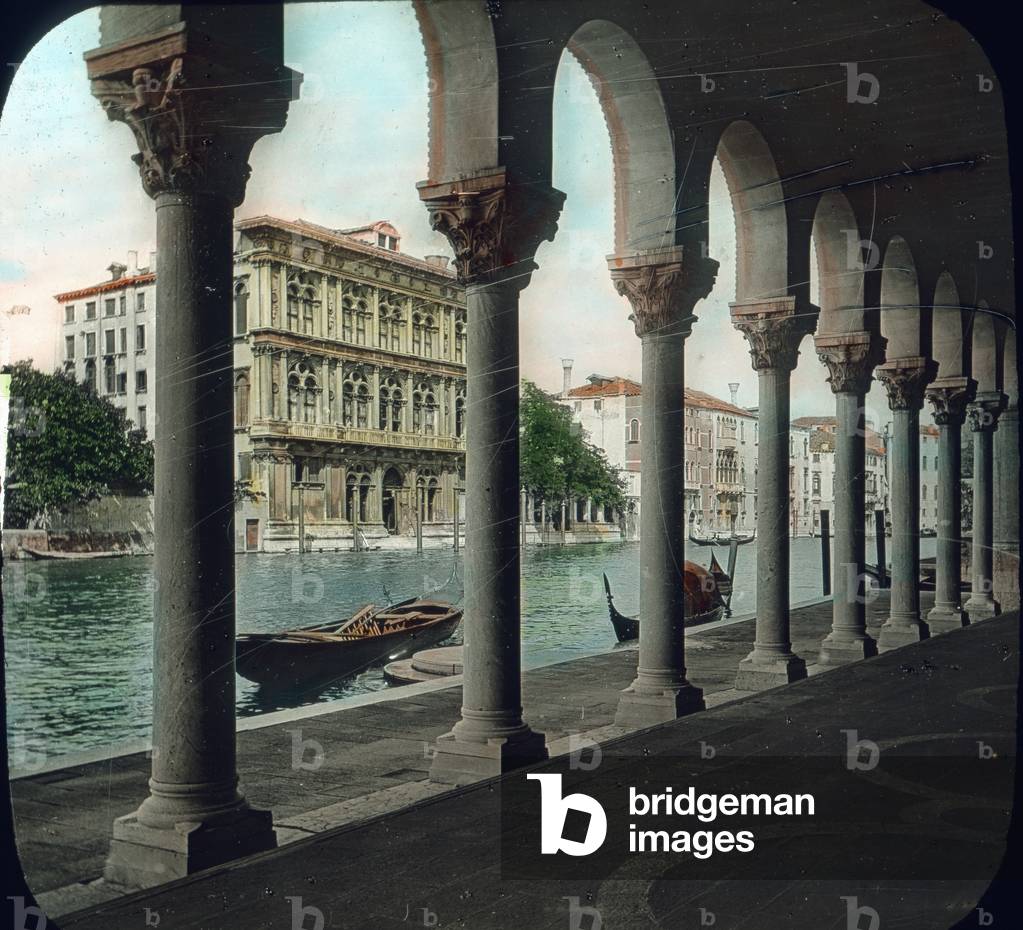 Italy, Venice, Vendramin Calergi Palace, aka Palazzo Vendramin Calergi, Cannaregio area, image date: circa 1910. Carl Simon Archive