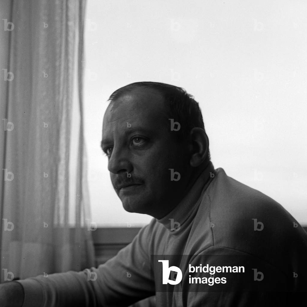 German actor and dubbing actor Herbert Fleischmann, Germany 1960s