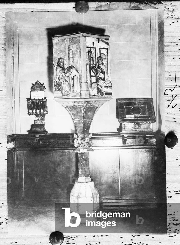 Martin Luther's pulpit, from the Stadtkirche of Wittenberg