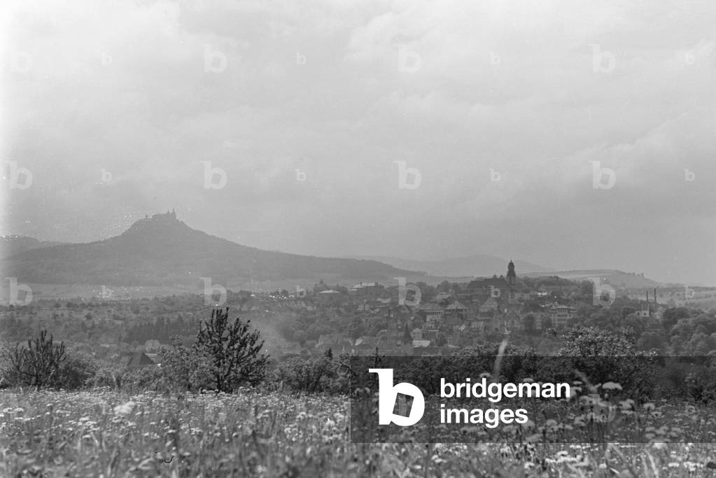 A trip to Hohenzollern-Hechingen, Germany 1930s (b/w photo)