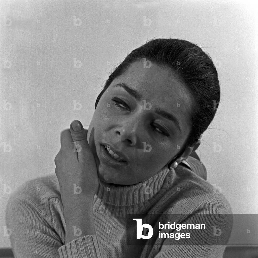 German actress Monika Peitsch, Germany 1960s