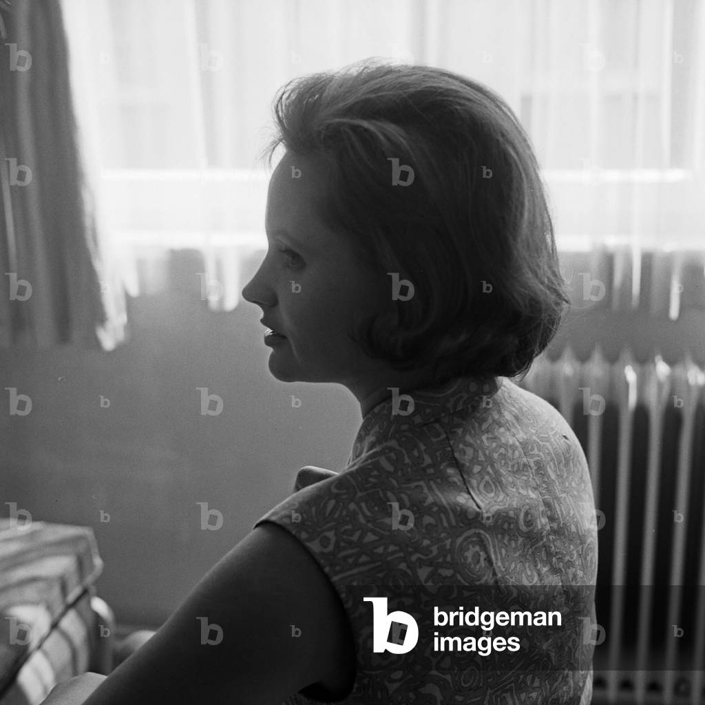 German actress and theatre director Lis Verhoeven at Hamburg, Germany 1960s