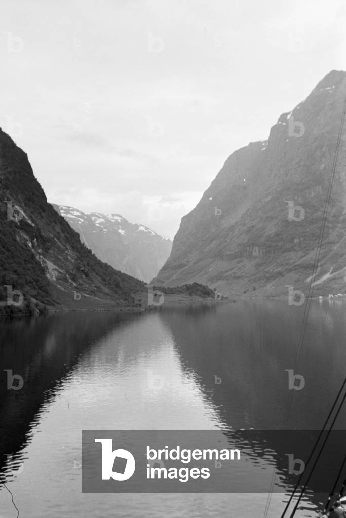A cruise to Norway, Germany 1930s (b/w photo)