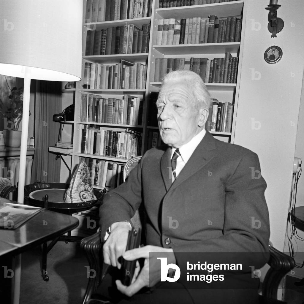 Former German Wehrmacht general Walther von Seydlitz-Kurzbach at Bremen, Germany 1960s