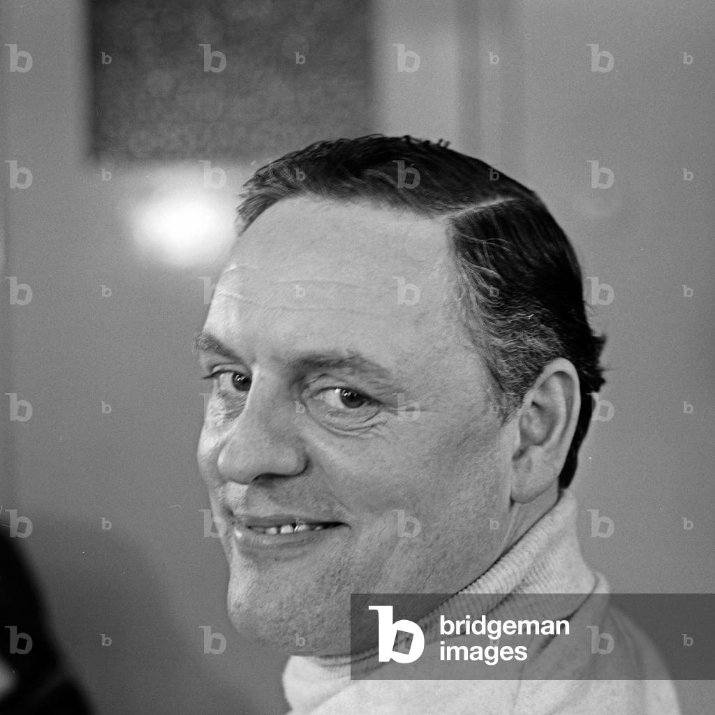 German actor and dubbing actor Klaus Hoehne, Germany 1960s