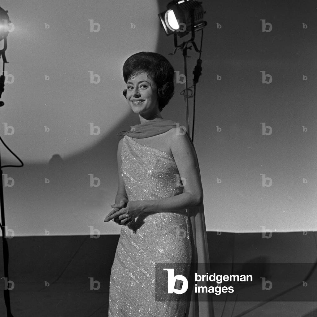 The great entertainment show on New Year's Eve 1961/62 of Norddeutscher Rundfunk TV and radio station, Germany 1960s