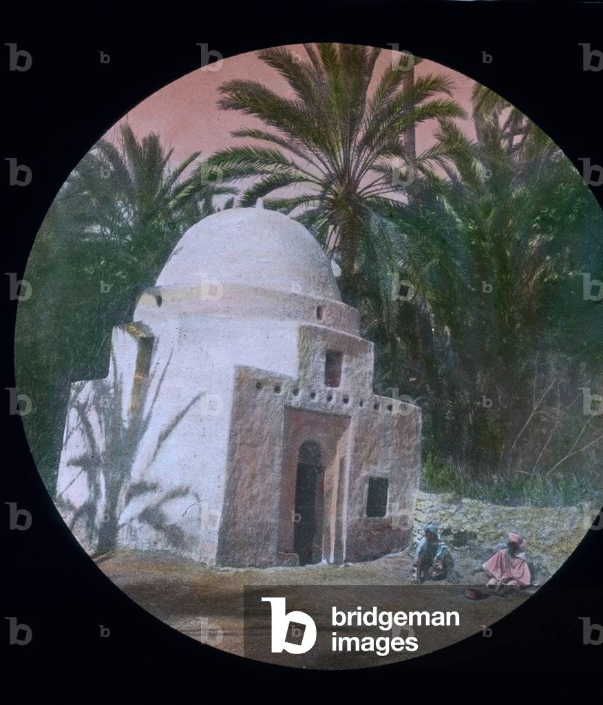 Northern Morocco, impression of a historical building, image date: circa 1910. Carl Simon Archive