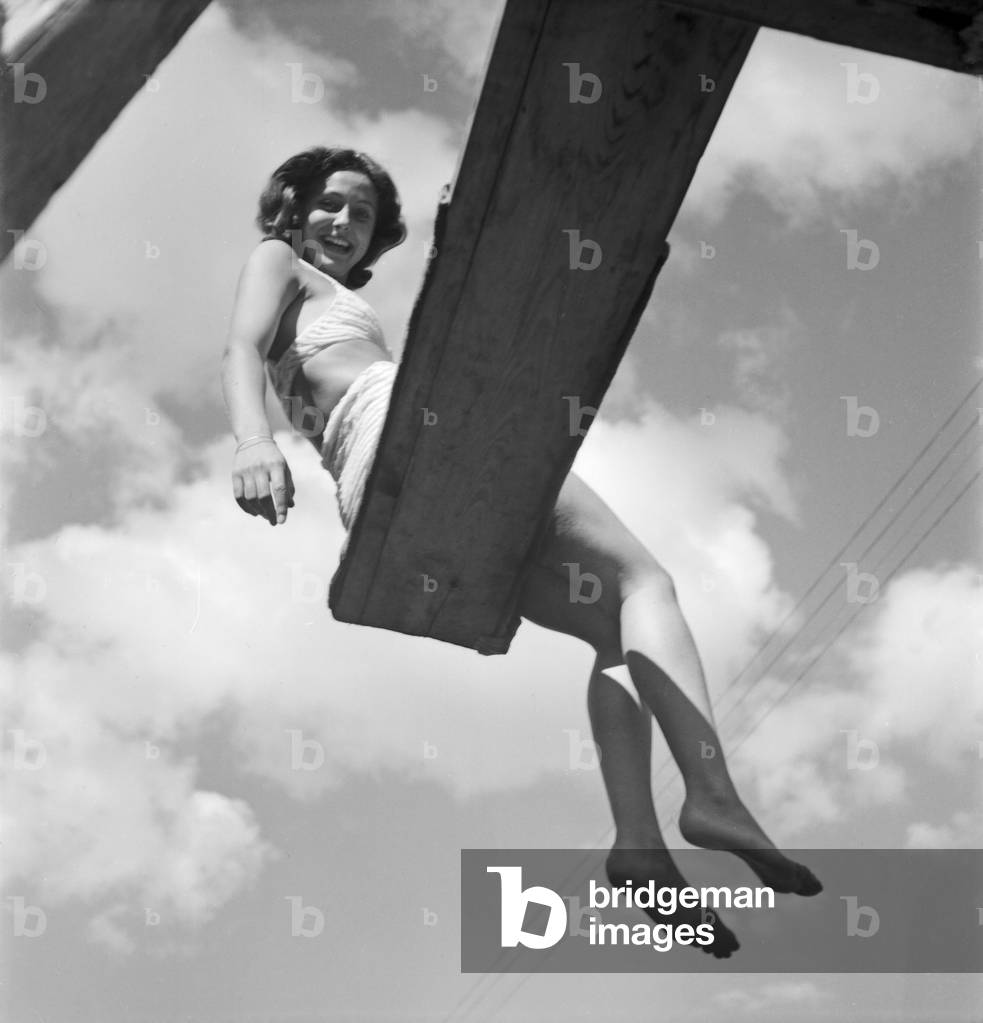 A trip to Bad Rippoldsau Schapbach, Germany 1930s (b/w photo)