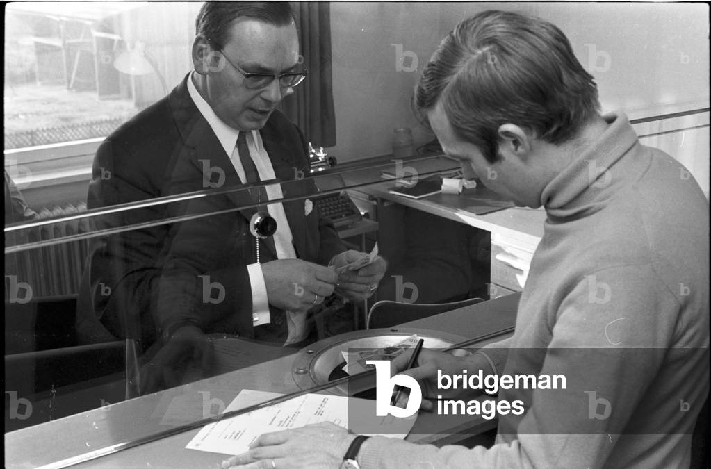 Staff members at the TV and radio station Norddeutscher Rundfunk at Hamburg, Germany 1960s