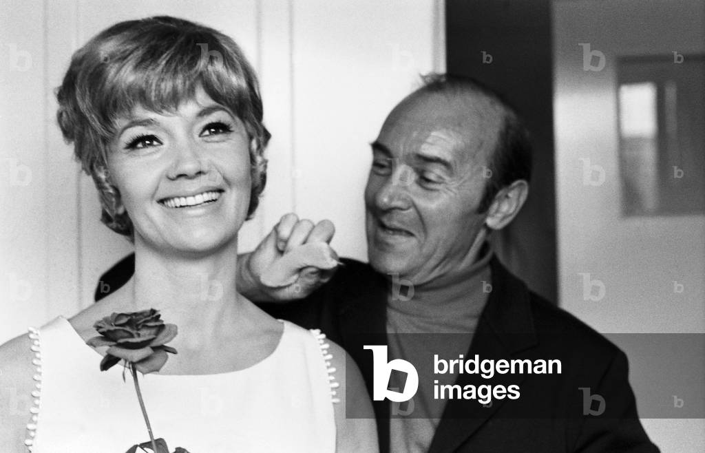 The Swiss actress Liselotte Pulver, Portrait, Germany 1969