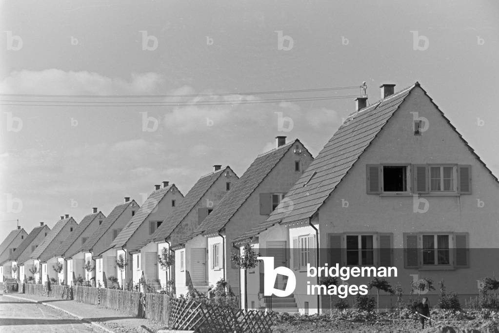 A trip to Trossingen, Germany 1930s (b/w photo)