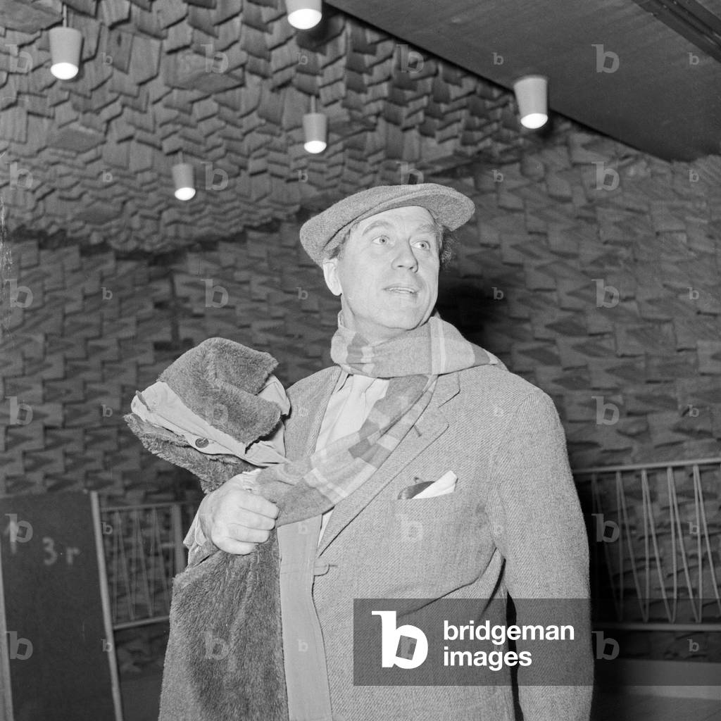 German actor Ludwig Linkmann as speaker of the audio play 