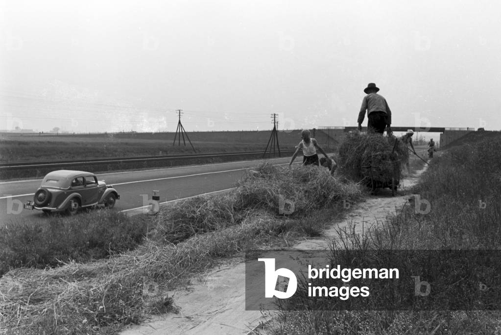 A trip to Hindenburg in Upper Silesia, Germany 1930s (b/w photo)