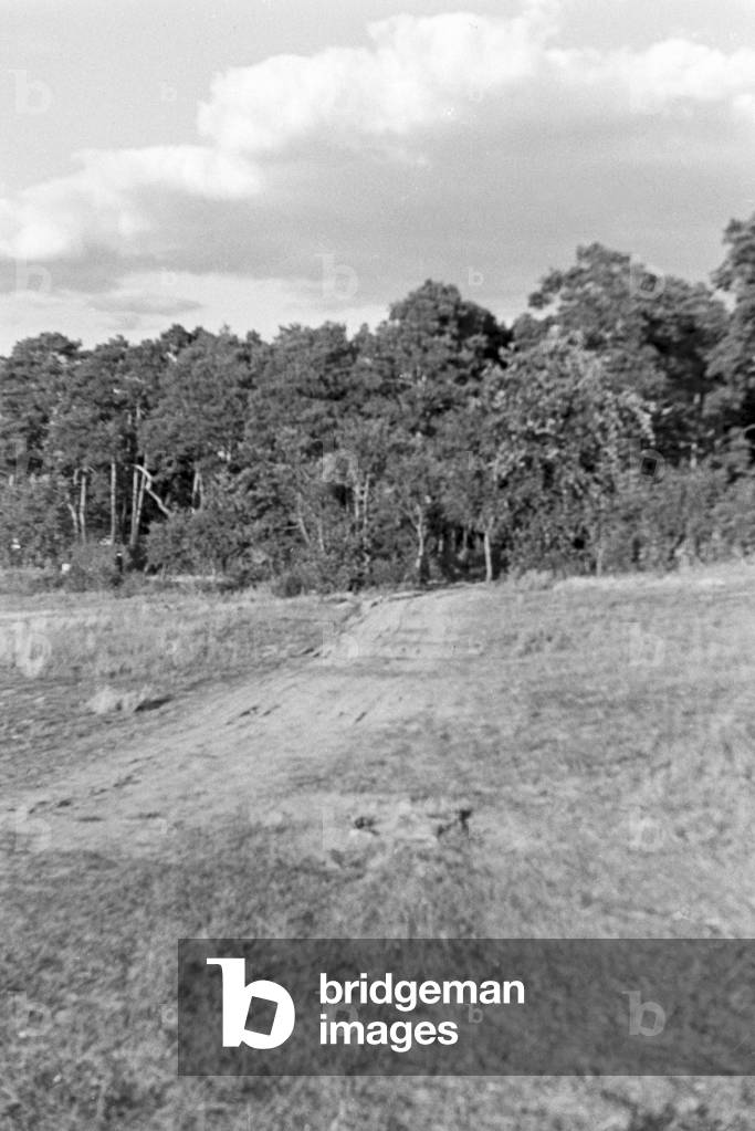 At Maerkische Landschaft area near Berlin, Germany 1930s (b/w photo)