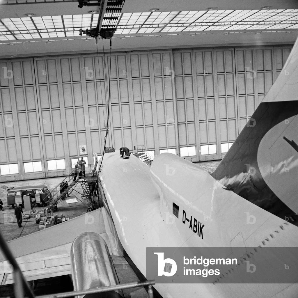 With Carlheinz Hollmann in the Lufthansa machine “Heidelberg”, Germany 1965