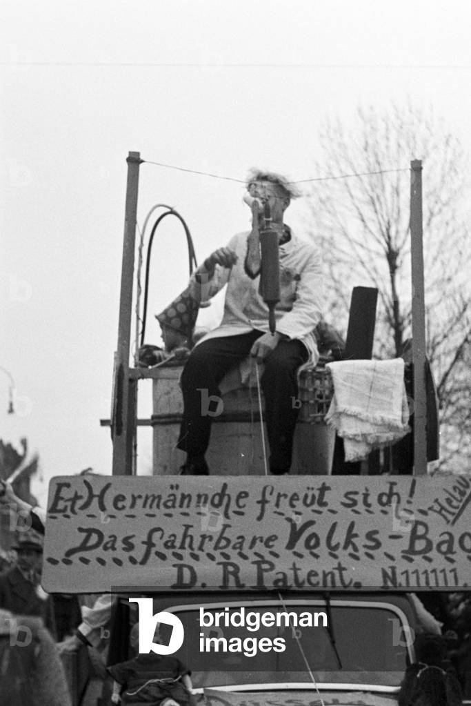 Amidst the carnival at Duesseldorf with the slogan 