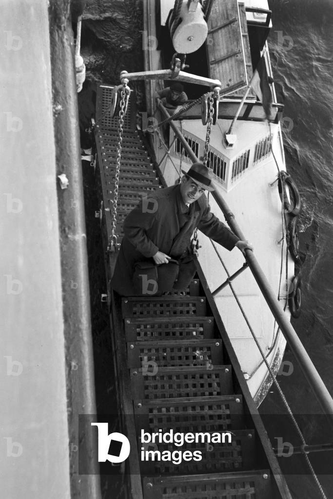A cruise to Norway, Germany 1930s (b/w photo)