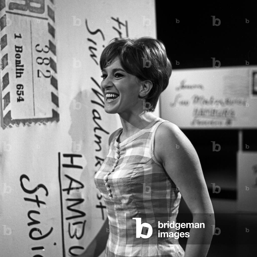 Swedish actress and singer Siw Malmkvist performing at German music TV show 