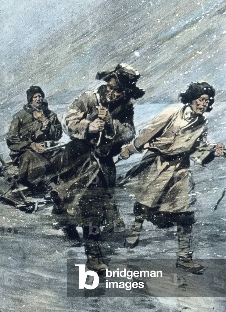 Strange sleigh riding