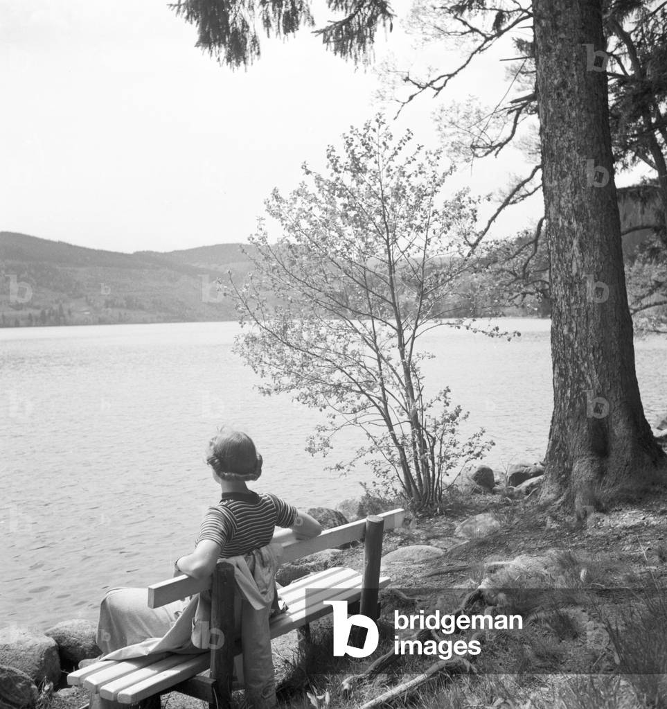 A trip to the Southern Black Forest, Germany 1930s (b/w photo)