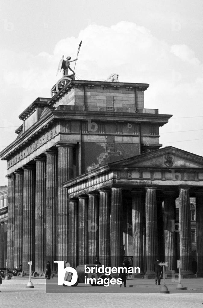 At German capital Berlin, Germany 1930s (b/w photo)